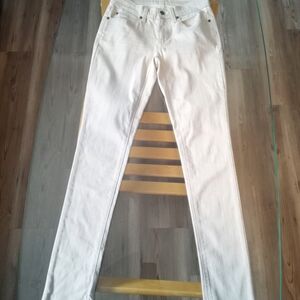 Eileen Fisher Women's White Skinny Jeans